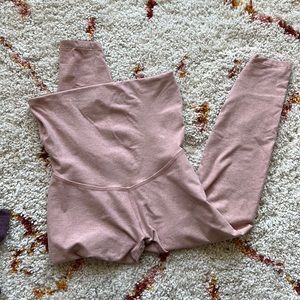 Beyond Yoga Rose Pink Maternity Legging